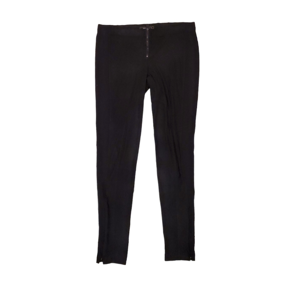 BCBGMaxAzria Women's Black Pull‎ on Low Rise Leggings Pants Medium